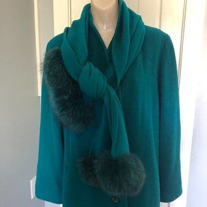 Vintage Green Wool Coat